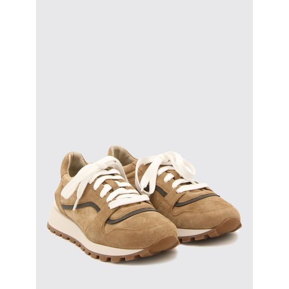 Brunello Cucinelli Sneakers Woman Brown - Picture 2 of 2